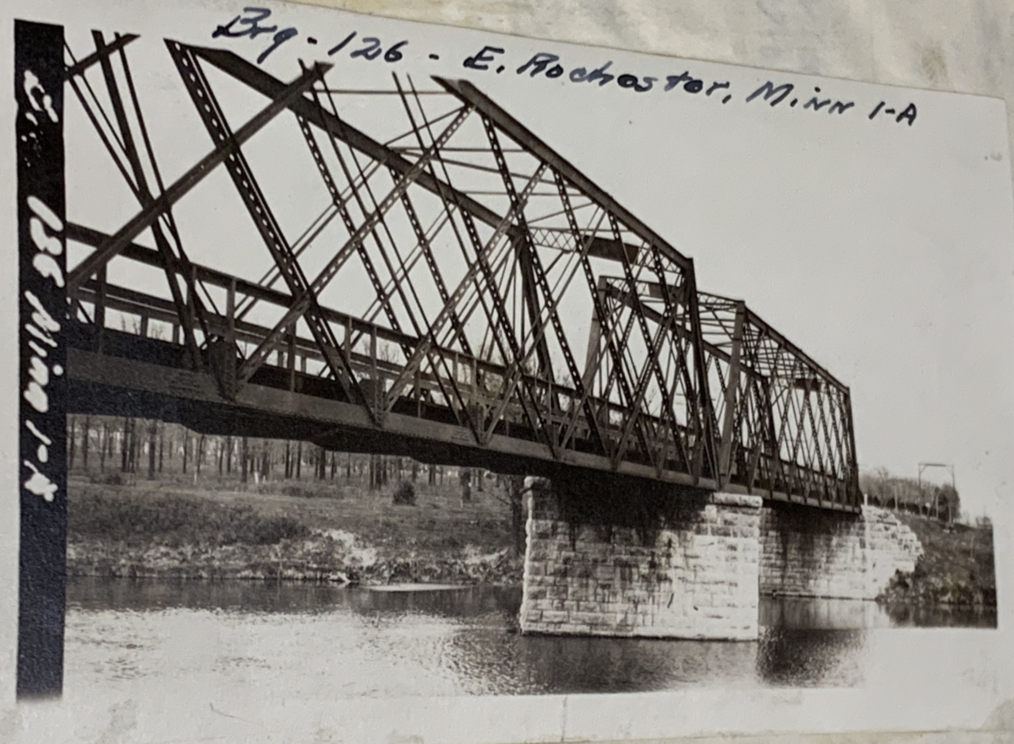 Bridge #126 crossing the Zumbro River at Rochester, Minnesota